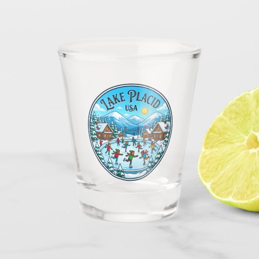 Lake Placid VS Shot Glas (Voorkant)