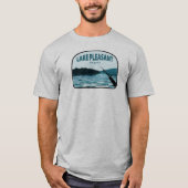 Lake Pleasant Arizona Gevist Rod T-shirt (Voorkant)