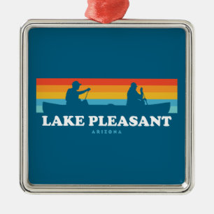 Lake Pleasant Arizona kano Metalen Ornament