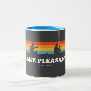 Lake Pleasant Arizona kano Tweekleurige Koffiemok