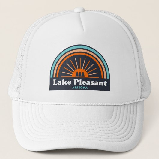Lake Pleasant Arizona Rainbow Trucker Pet (Voorkant)