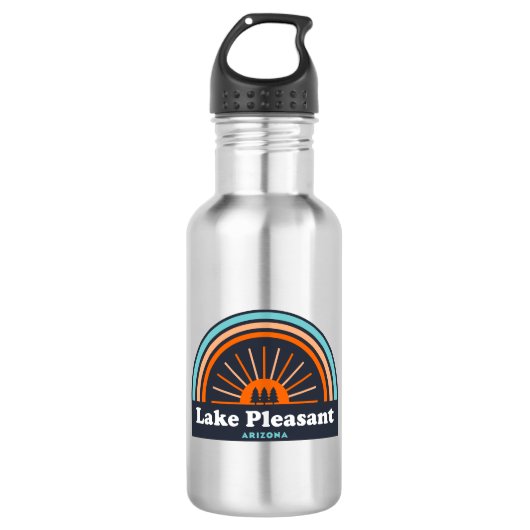 Lake Pleasant Arizona Rainbow Waterfles (Voorkant)