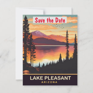 Lake Pleasant, Arizona, Reisansichtkaart,  Save The Date