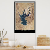 Lake Pleasant Arizona Satellite Poster Map (Keuken)