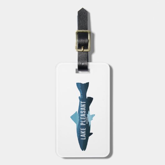 Lake Pleasant Arizona Vis Bagagelabel (Voorkant verticaal)