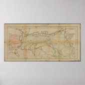 Lake Pleasant New York Map Poster (Voorkant)