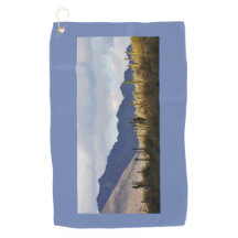 Lake Pleasant Shadows en Saguaros Golf Towel