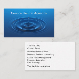 Lake Pond Aquatic Services Visitekaartje