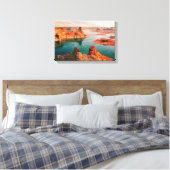 Lake Powell Arizona Canvas Afdruk (Insitu (Slaapkamer))