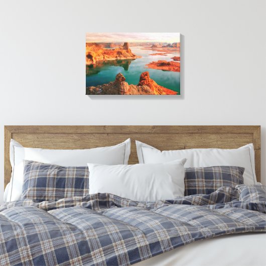 Lake Powell Arizona Canvas Afdruk (Insitu (Slaapkamer))