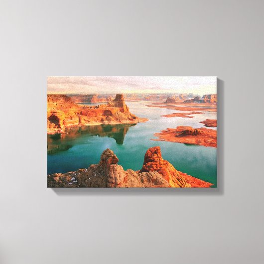 Lake Powell Arizona Canvas Afdruk (Voorkant)