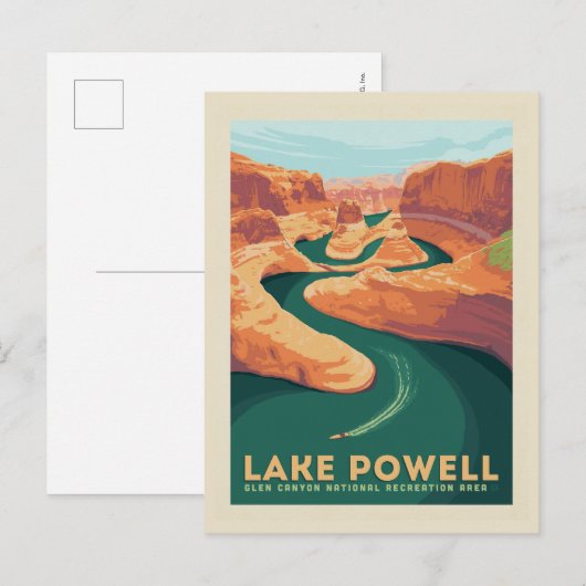 Lake Powell | Arizona en Utah Briefkaart (Voorkant / Achterkant)