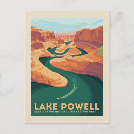 Lake Powell | Arizona en Utah Briefkaart (Voorkant)