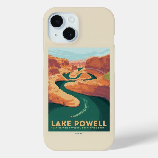 Lake Powell | Arizona en Utah Case-Mate iPhone Case (Achterkant)