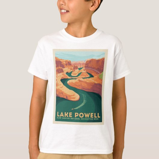 Lake Powell | Arizona en Utah T-shirt (Voorkant)