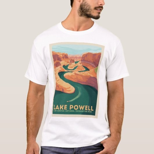 Lake Powell | Arizona en Utah T-shirt (Voorkant)