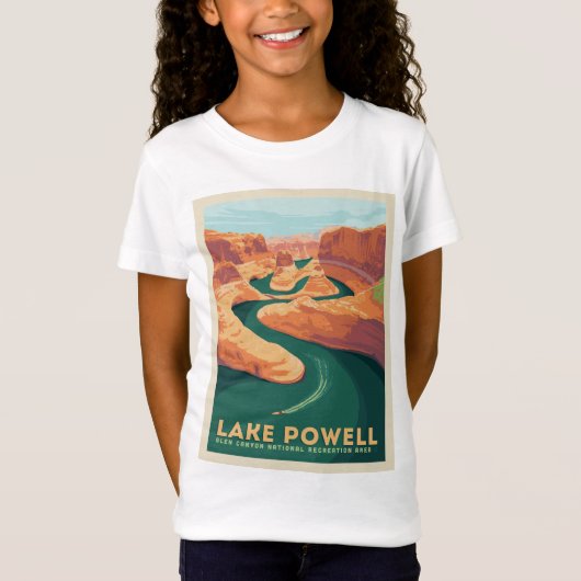 Lake Powell | Arizona en Utah T-shirt (Voorkant)