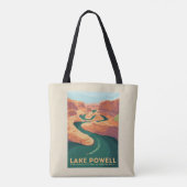 Lake Powell | Arizona en Utah Tote Bag (Achterkant)
