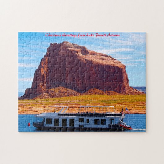 Lake Powell Arizona. Kerstgroeten Legpuzzel (Horizontaal)