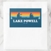 Lake Powell Arizona Utah Canoe Rechthoekige Sticker (Tas)