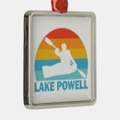 Lake Powell Arizona Utah Kayak Metalen Ornament (Rechts)