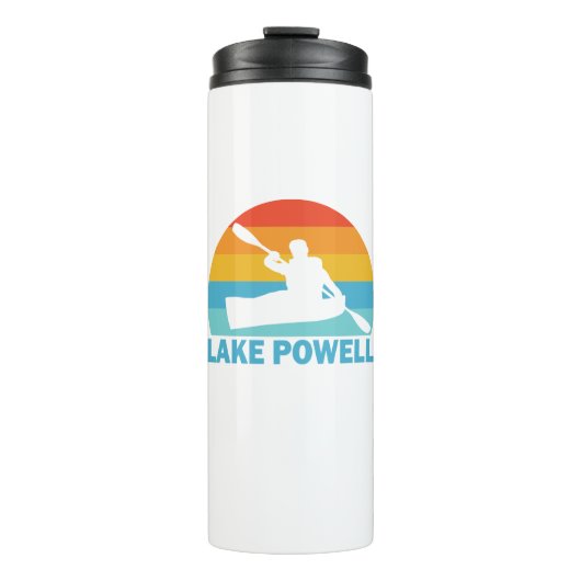 Lake Powell Arizona Utah Kayak Thermosbeker (Voorkant)