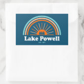 Lake Powell Arizona Utah Rainbow Rechthoekige Sticker (Tas)