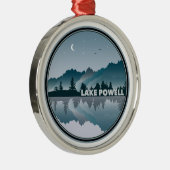 Lake Powell Arizona Utah reflectie Metalen Ornament (Rechts)