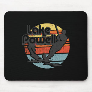 Lake Powell Arizona Waterskiën Retro Vintage Gif Muismat