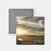 Lake Powell AZ bij zonsondergang Magneet (Voorkant / Achterkant)