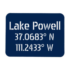 Lake Powell AZ Latitude Longitude Magneet