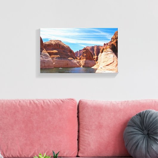 Lake Powell Canvas Afdruk (Insitu (Woonkamer))
