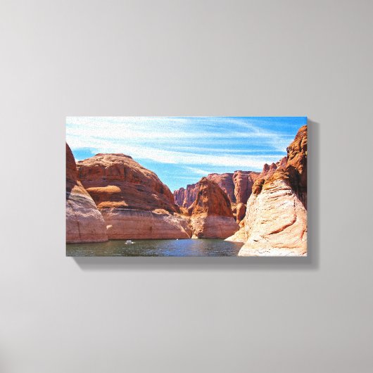 Lake Powell Canvas Afdruk (Voorkant)