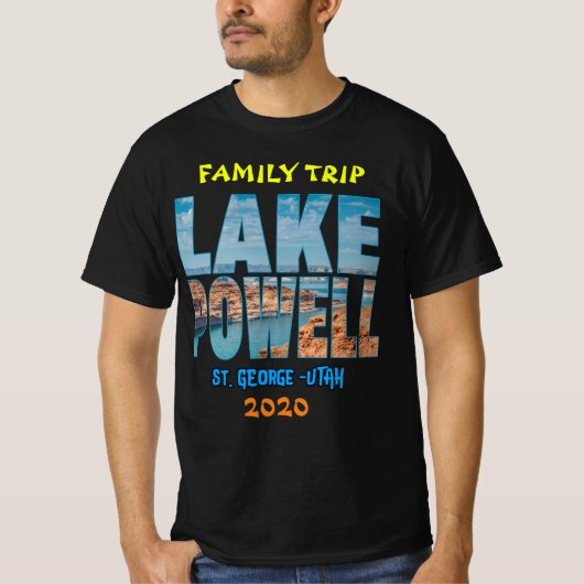 Lake Powell Family Trip Utah T-Shirt (Voorkant)