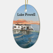 Lake Powell, Houseboat making waves, Arizona Keramisch Ornament (Links)