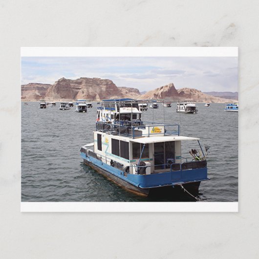 Lake Powell Houseboot, Arizona, Verenigde Staten 2 Briefkaart (Voorkant)