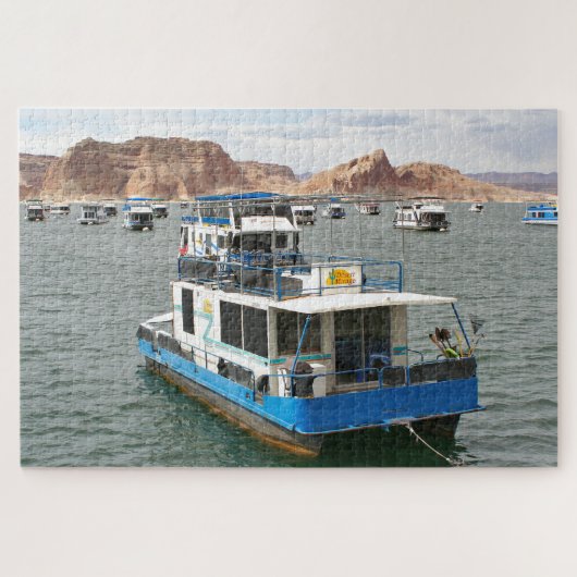 Lake Powell Houseboot, Arizona, Verenigde Staten 2 Legpuzzel (Horizontaal)