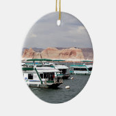 Lake Powell Houseboot, Arizona, Verenigde Staten 4 Keramisch Ornament (Rechts)