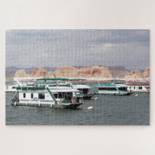 Lake Powell Houseboot, Arizona, Verenigde Staten 4 Legpuzzel (Horizontaal)