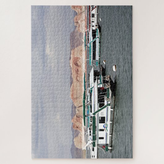 Lake Powell Houseboot, Arizona, Verenigde Staten 4 Legpuzzel (Verticaal)