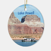 Lake Powell: Houseboot, Arizona, Verenigde Staten Keramisch Ornament (Links)