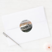 Lake Powell: Houseboot, Arizona, Verenigde Staten  Ronde Sticker (Envelop)