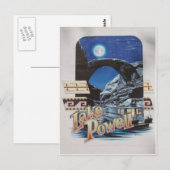 Lake Powell Moonlite Schilderachtig Briefkaart (Voorkant / Achterkant)