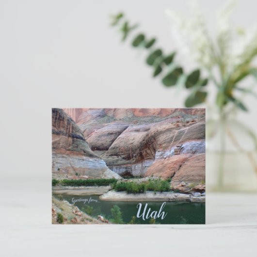 Lake Powell Rocks Canyon Utah Briefkaart (Staand voorkant)