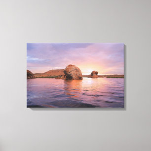 Lake Powell Sunset Canvas Afdruk