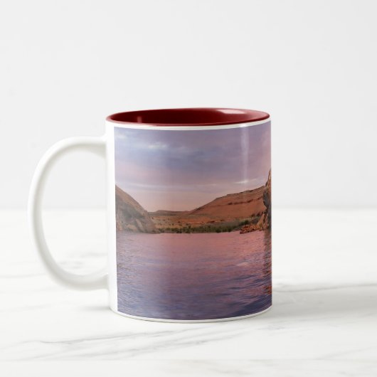 Lake Powell Sunset Tweekleurige Koffiemok (Links)