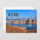 Lake Powell Utah Boats Briefkaart (Voorkant / Achterkant)