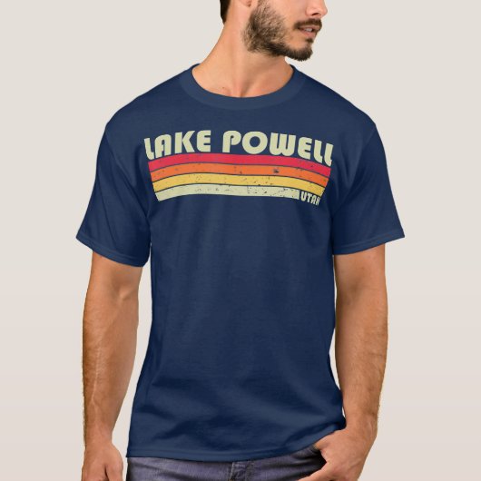 LAKE POWELL UTAH Funny Vissen Camping Summer T-shirt (Voorkant)