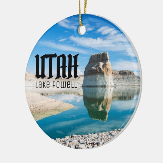 Lake Powell Utah Lone Rock Keramisch Ornament (Links)
