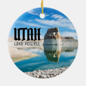 Lake Powell Utah Lone Rock Keramisch Ornament (Achterkant)